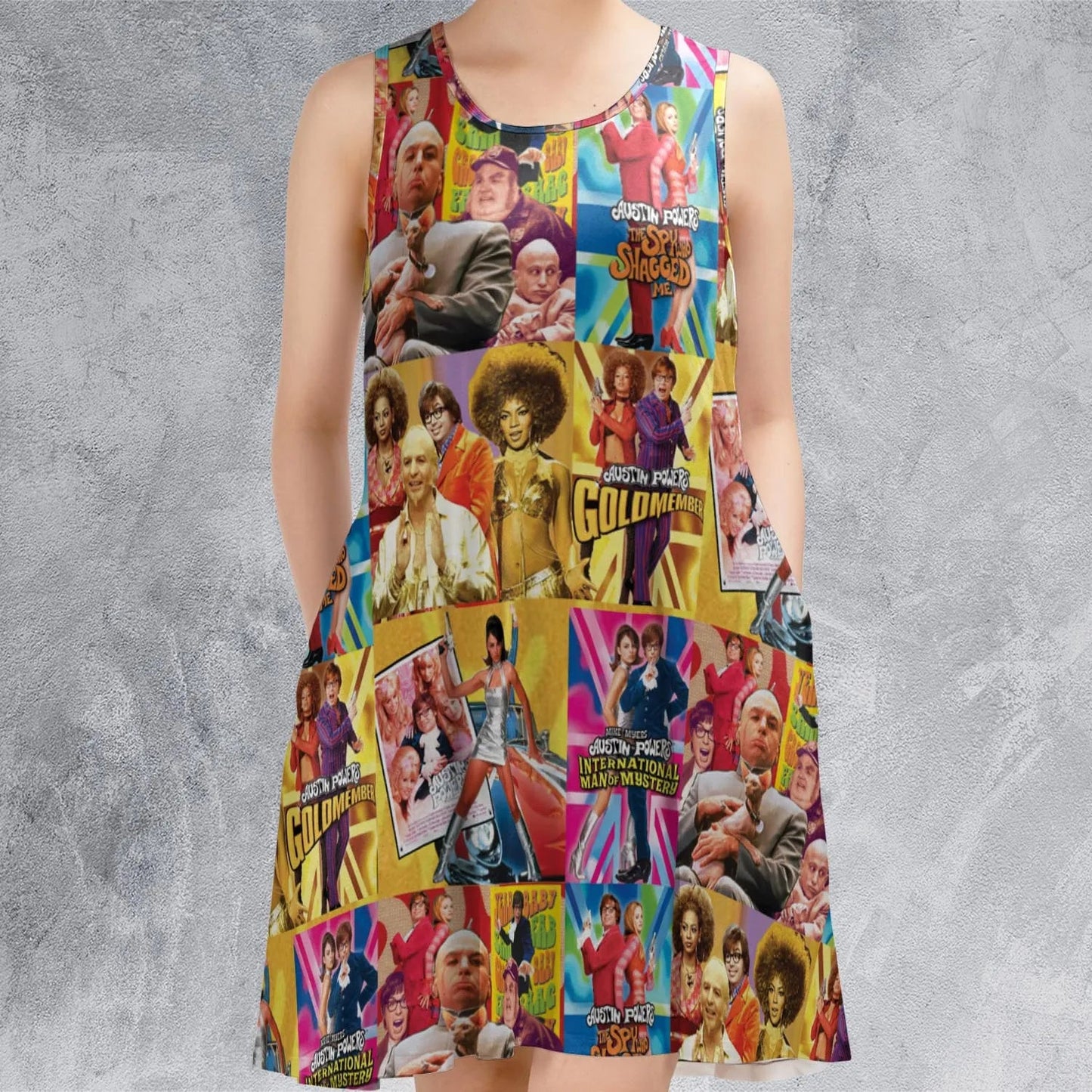 Casual Sleeveless Dress - BJW5RV2T