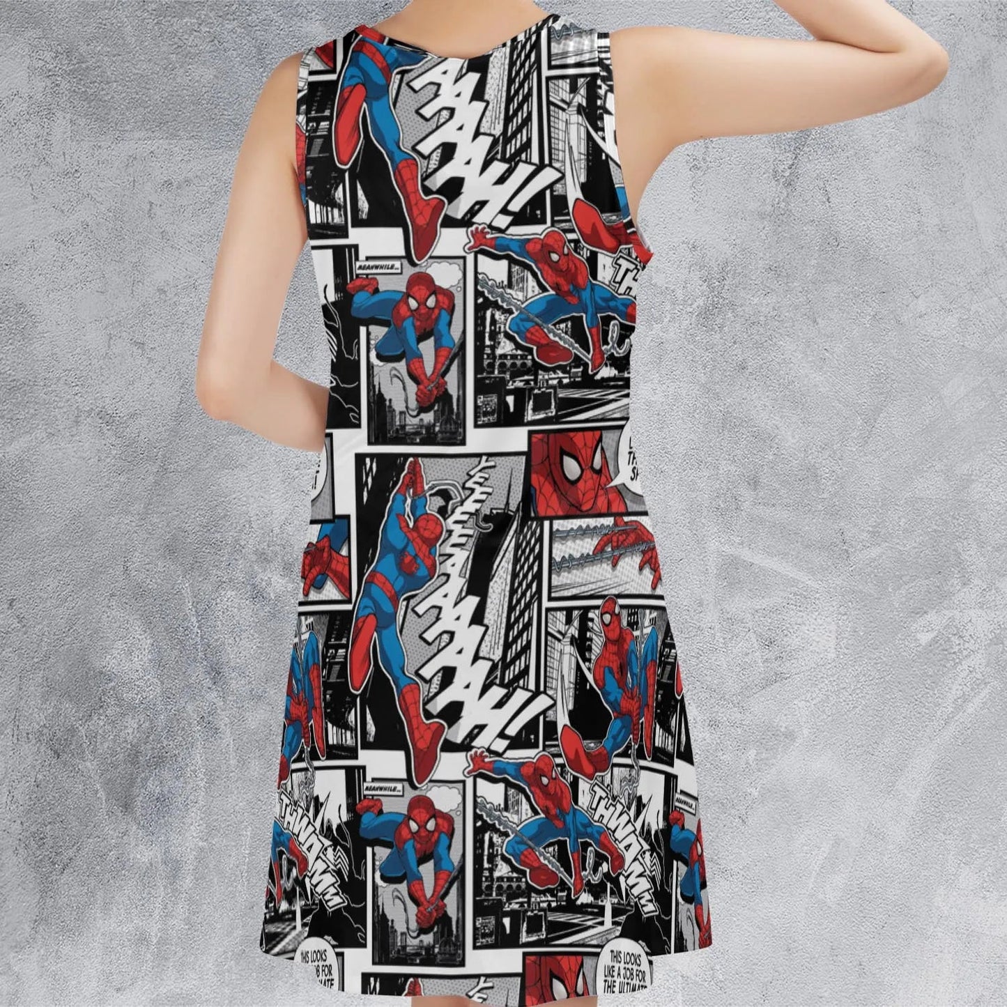 Casual Sleeveless Dress - C56CR83K