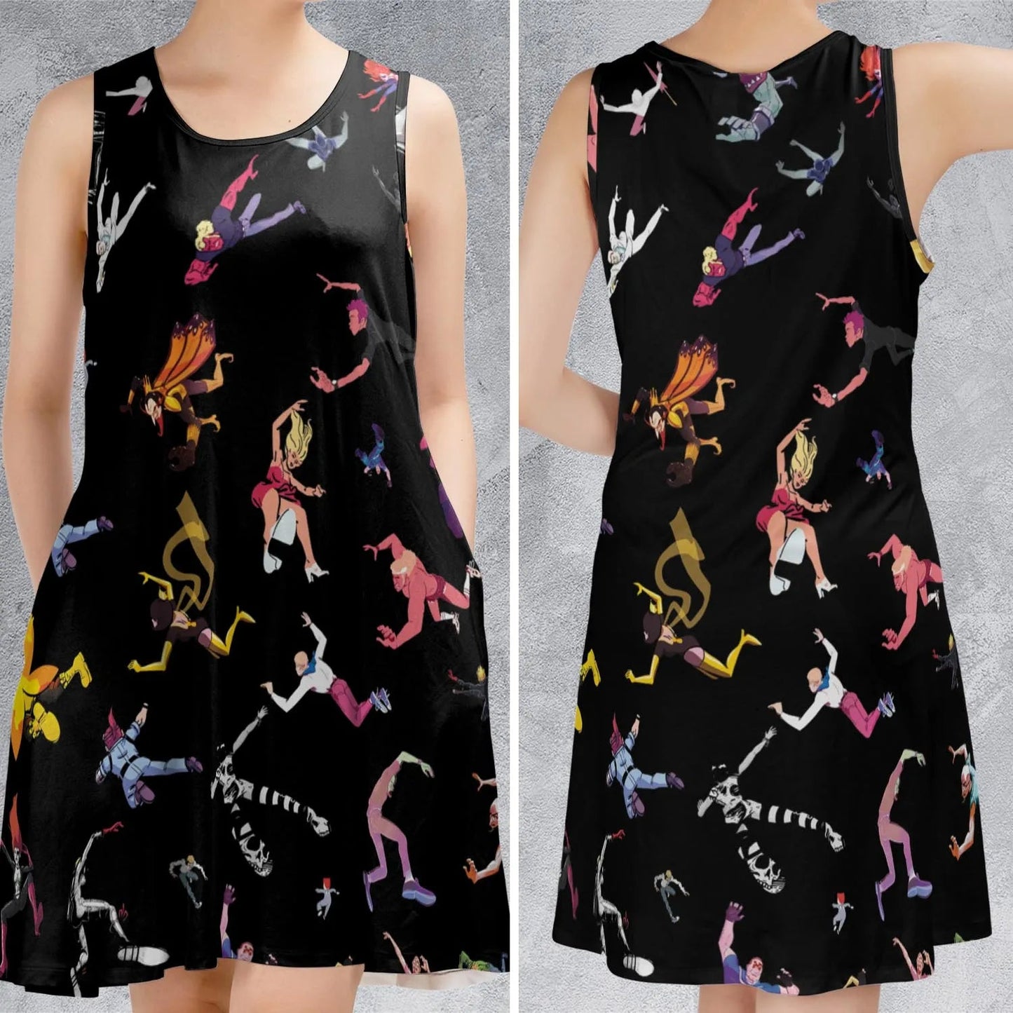 Casual Sleeveless Dress - 4MM9UUDG