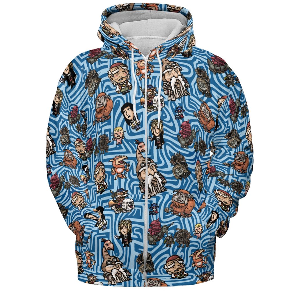 All-over Print Hoodie - R8HPBJRN -  - 3