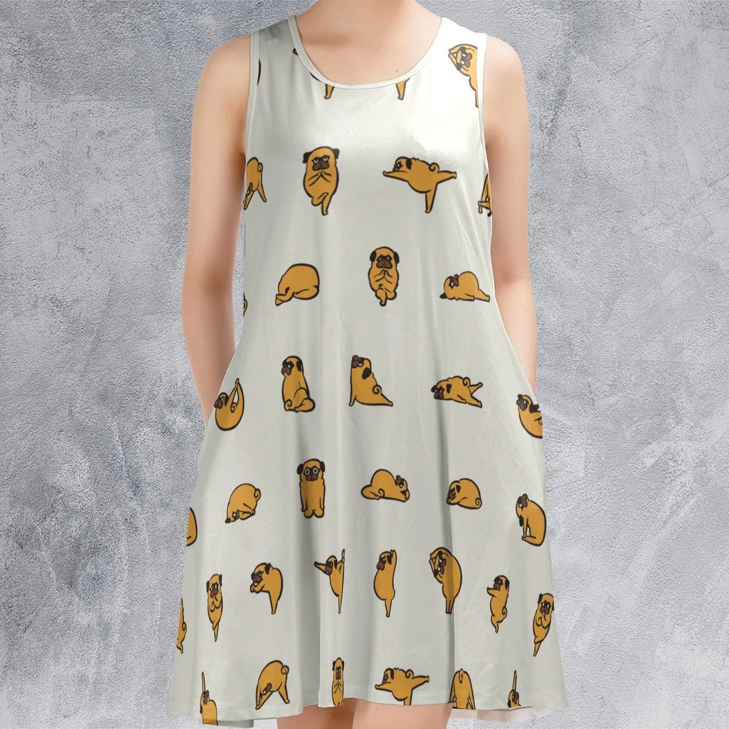 Casual Sleeveless Dress - 2JUYQJ68