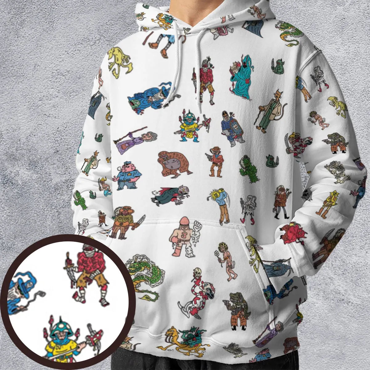 Full Print Hoodie - 27JRUMPE