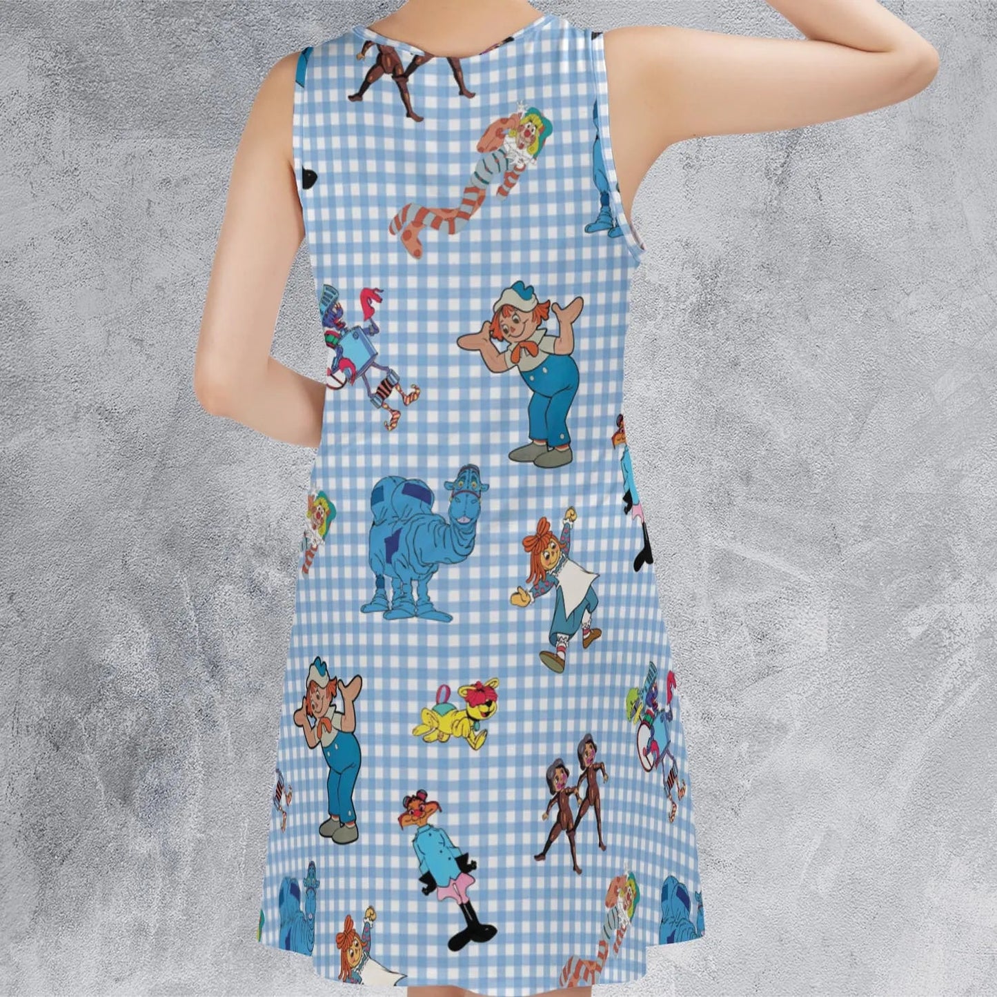 Casual Sleeveless Dress - 7U24TFCD