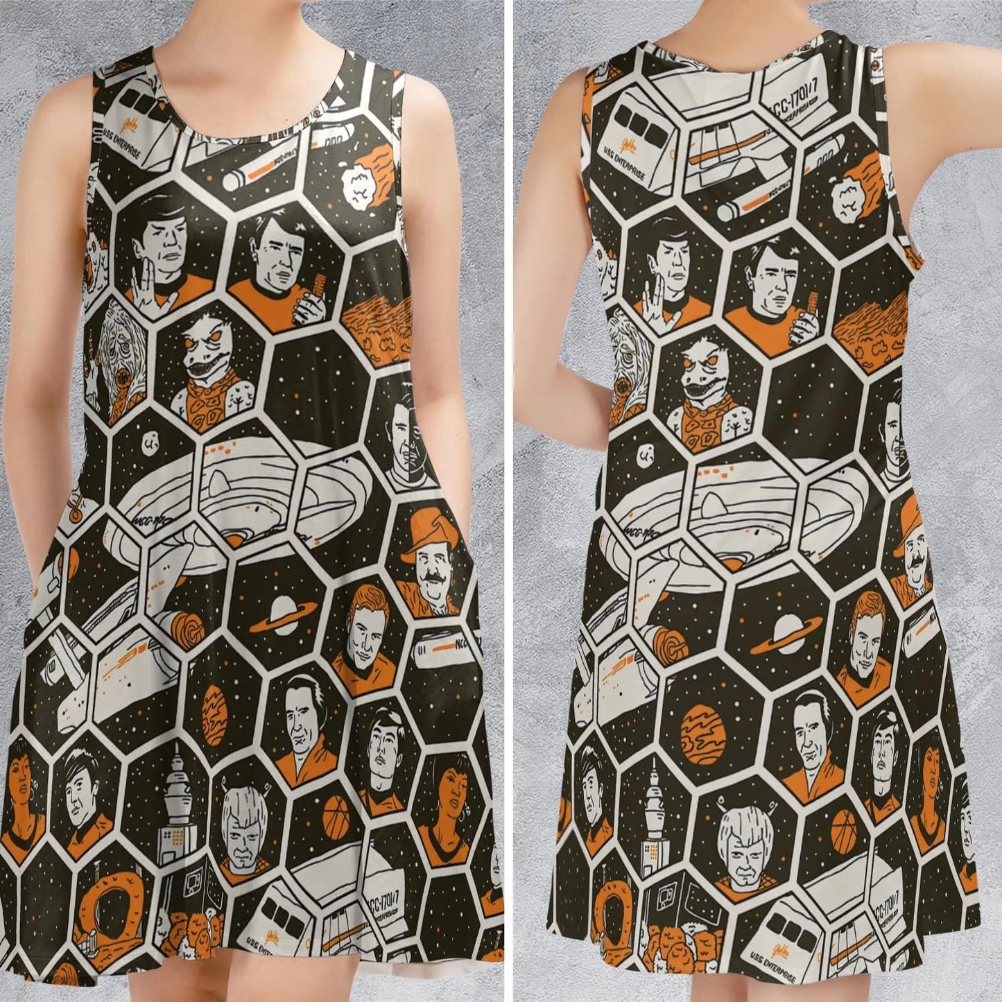 Casual Sleeveless Dress - N9VKQU94