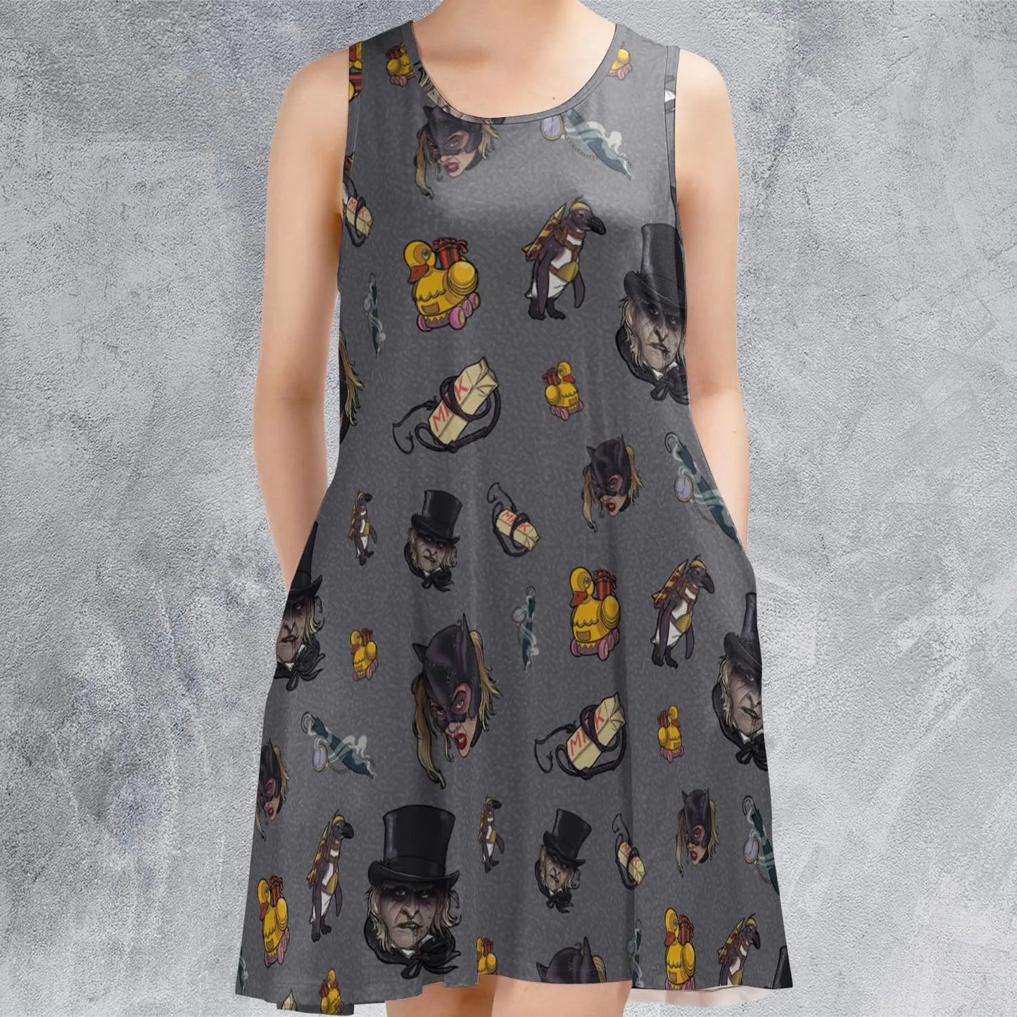 Casual Sleeveless Dress - G58K1DW3