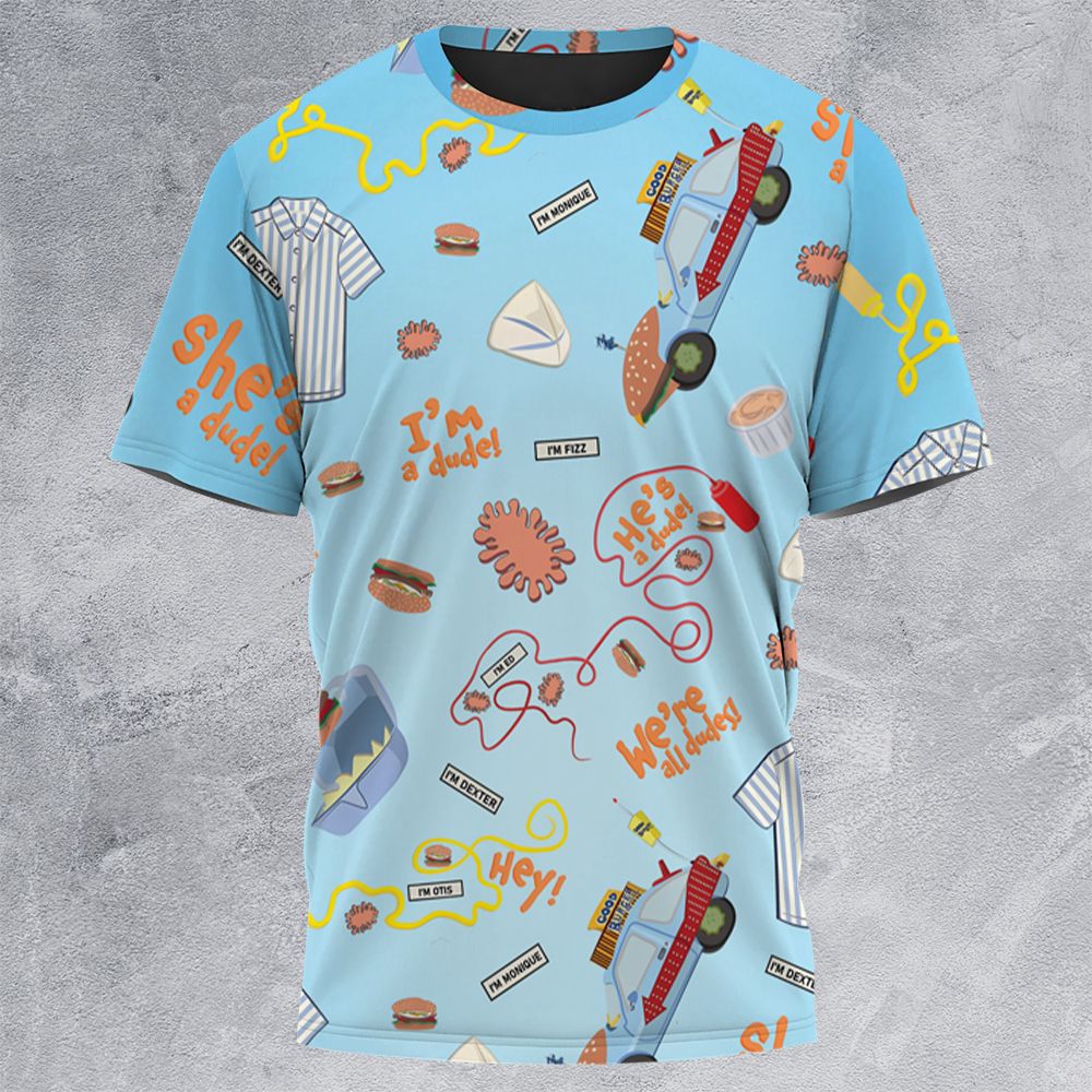 All-Over Print Unisex T-Shirt - KNJNK7DT -  - 3
