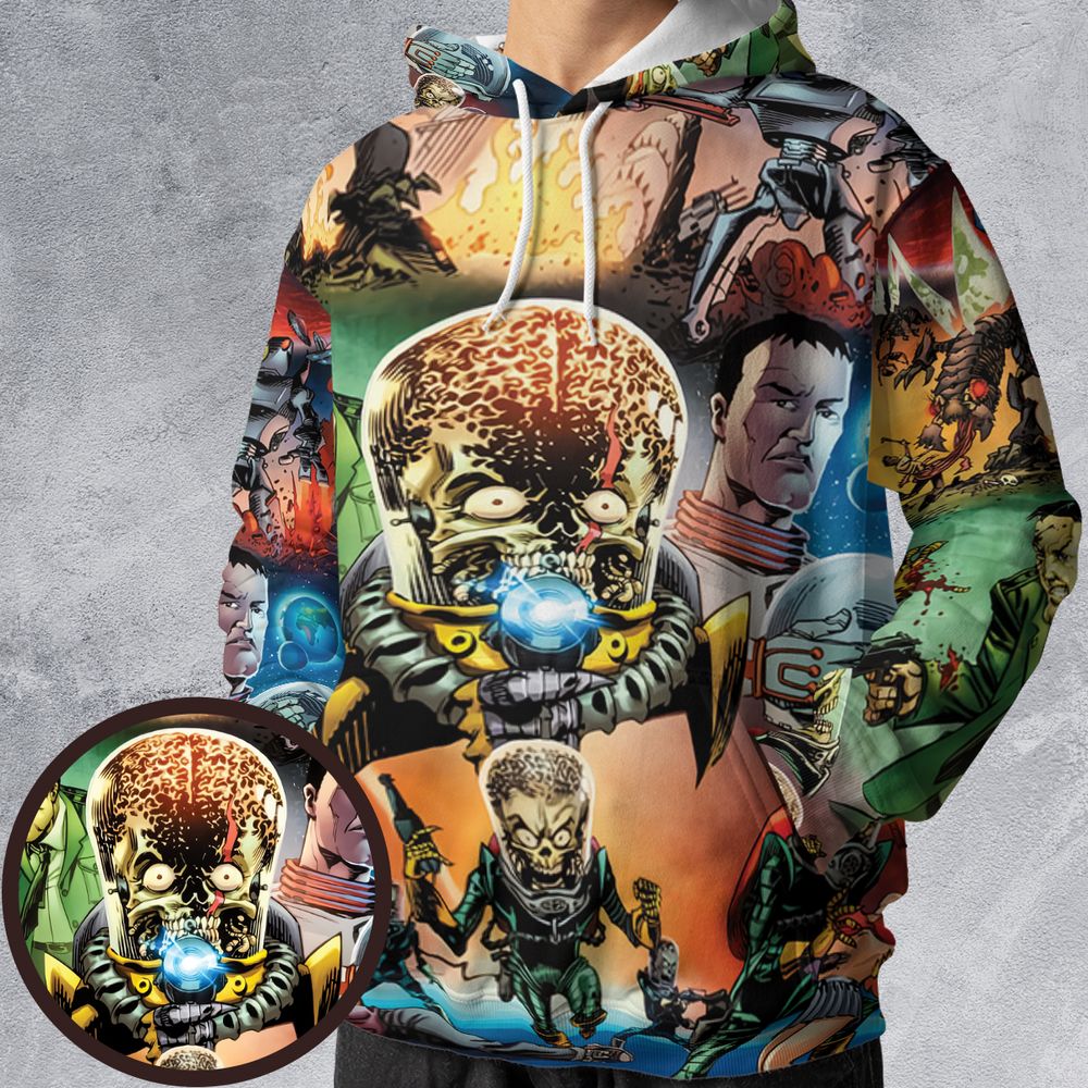 All-over Print Hoodie - ZBH7ATKN -  - 1