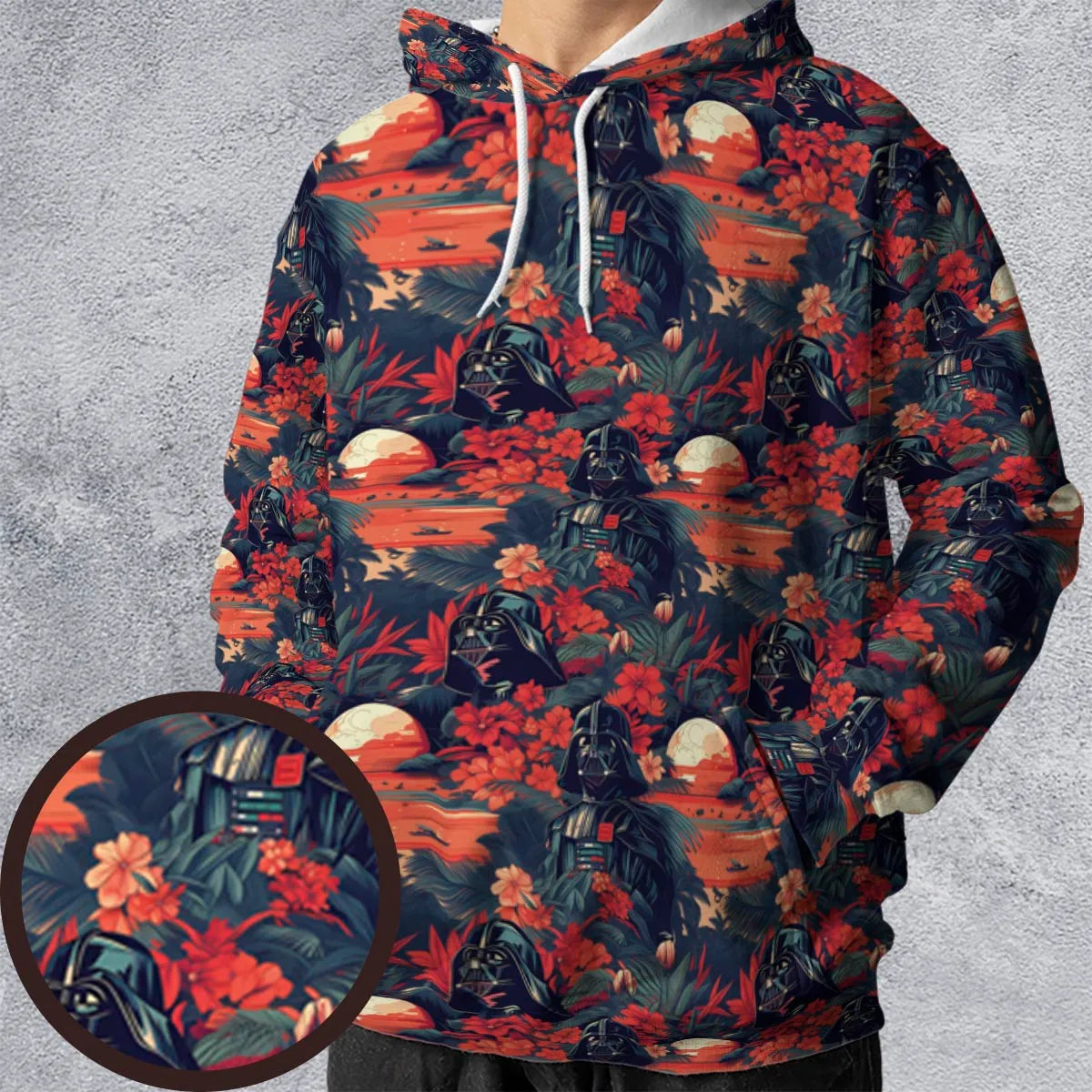 Full Print Hoodie - 762SUH6G