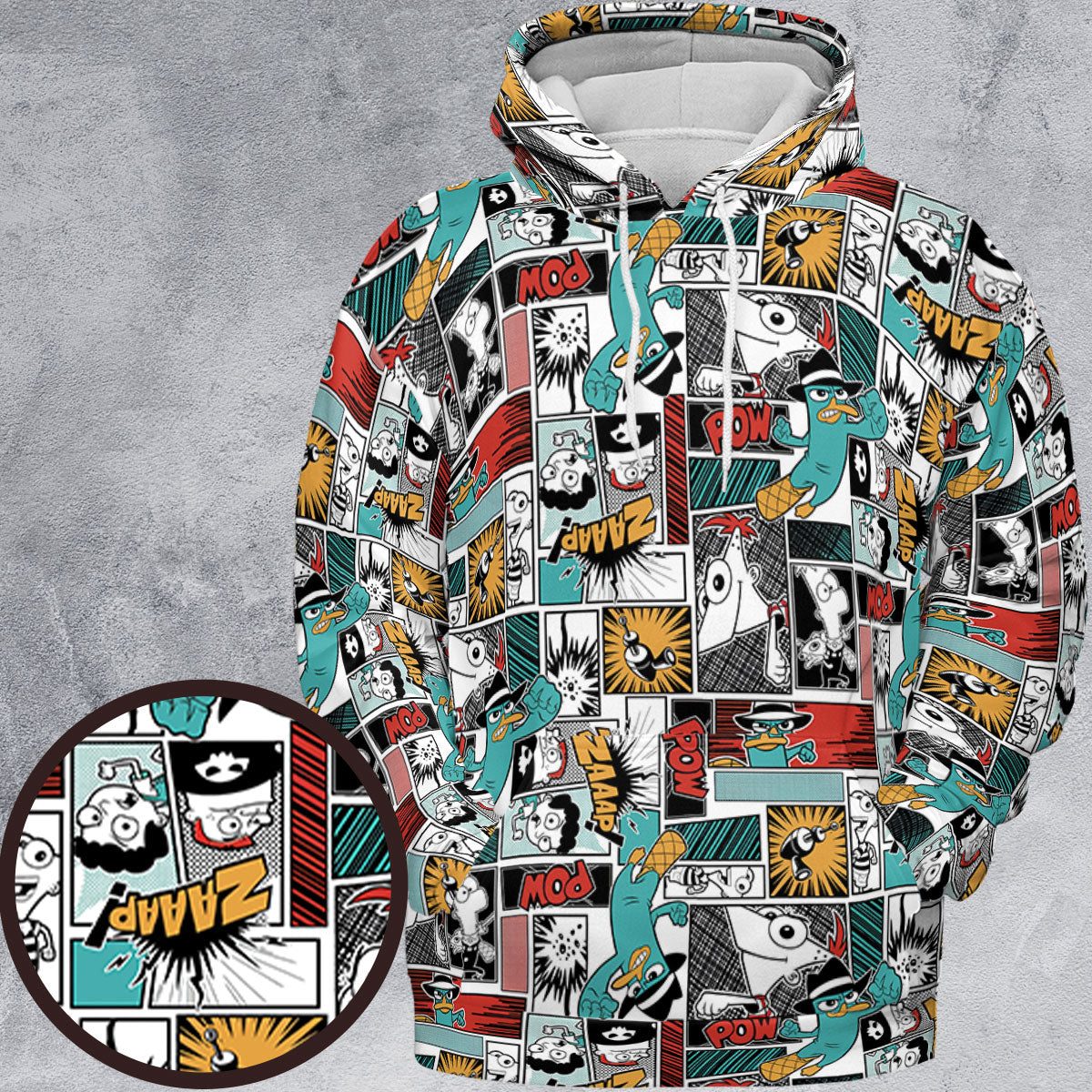 Full Print Hoodie - P791F1DC