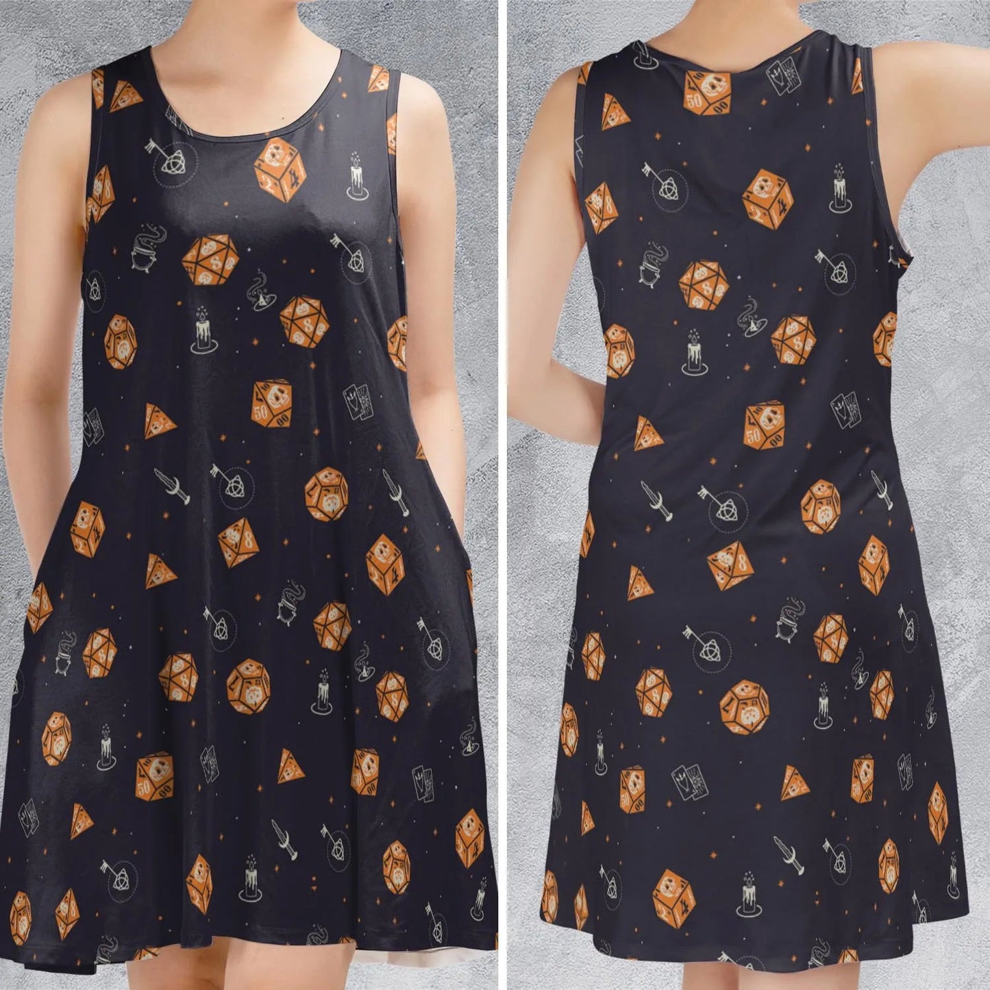 Casual Sleeveless Dress - CD4FJ1FC