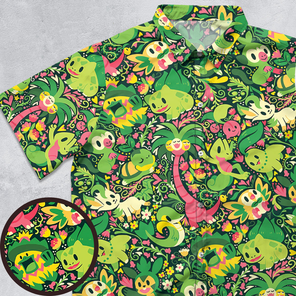 Short Sleeve Button Shirt - 14DM1D67