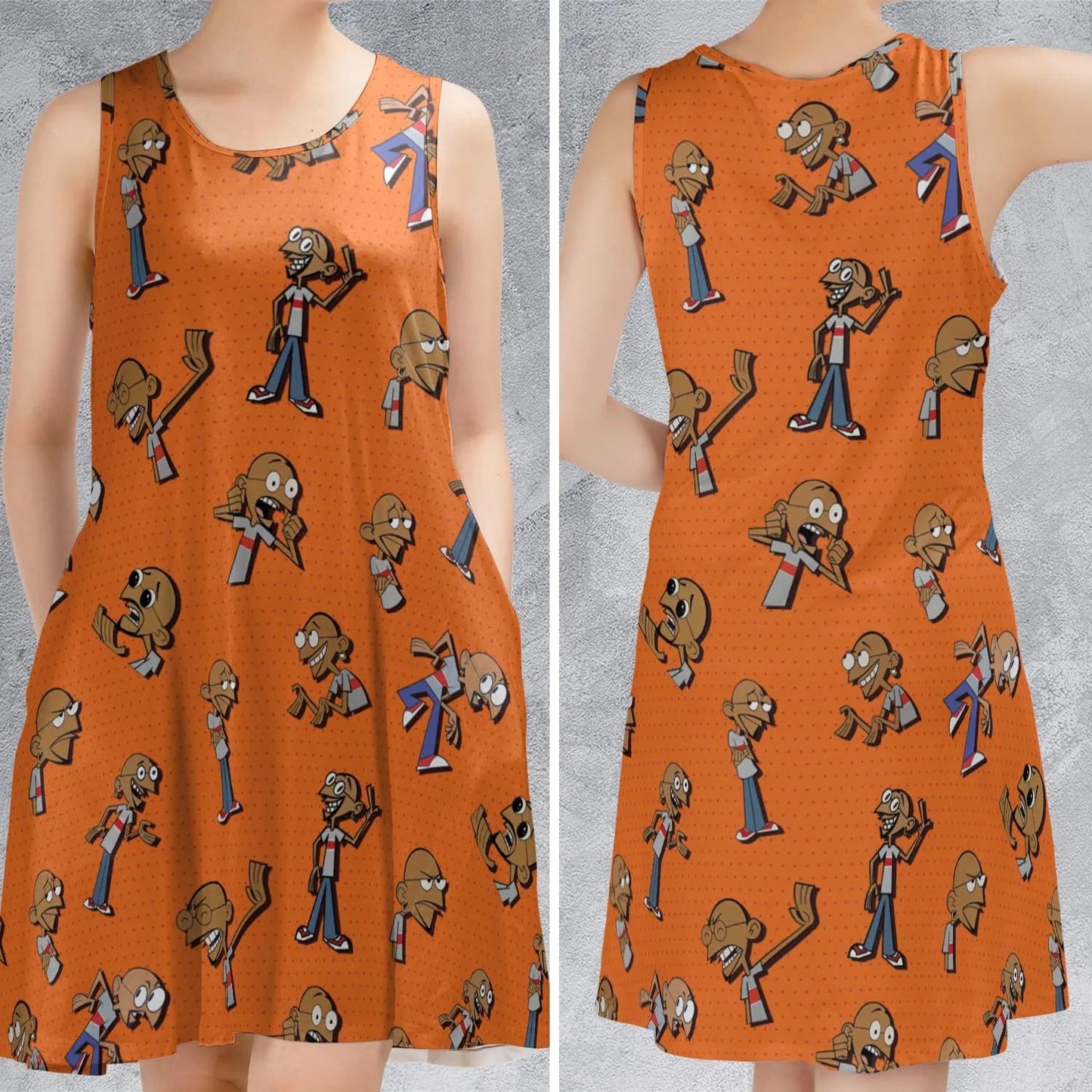 Casual Sleeveless Dress - UNUX72J3