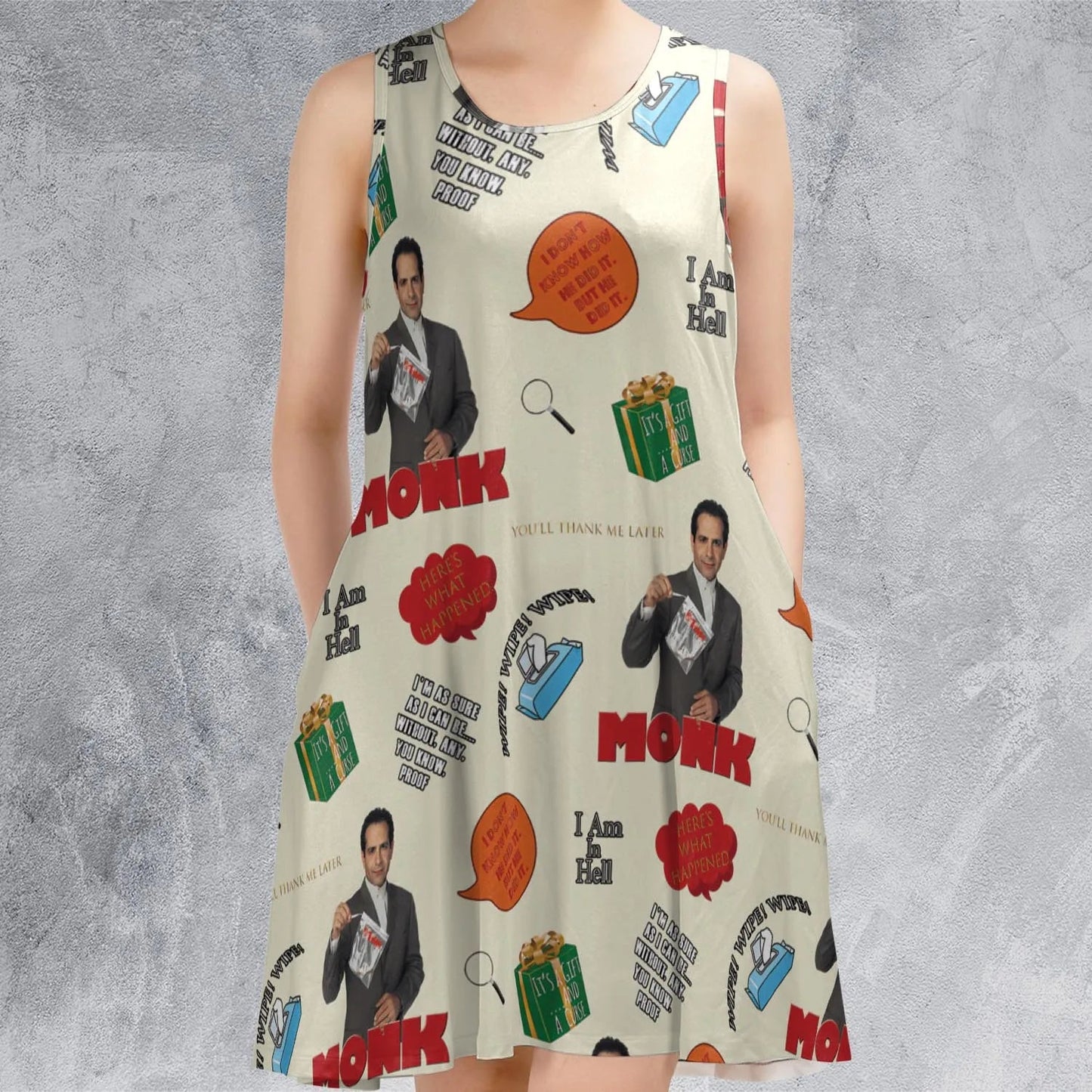 Casual Sleeveless Dress - UZS6ESQG