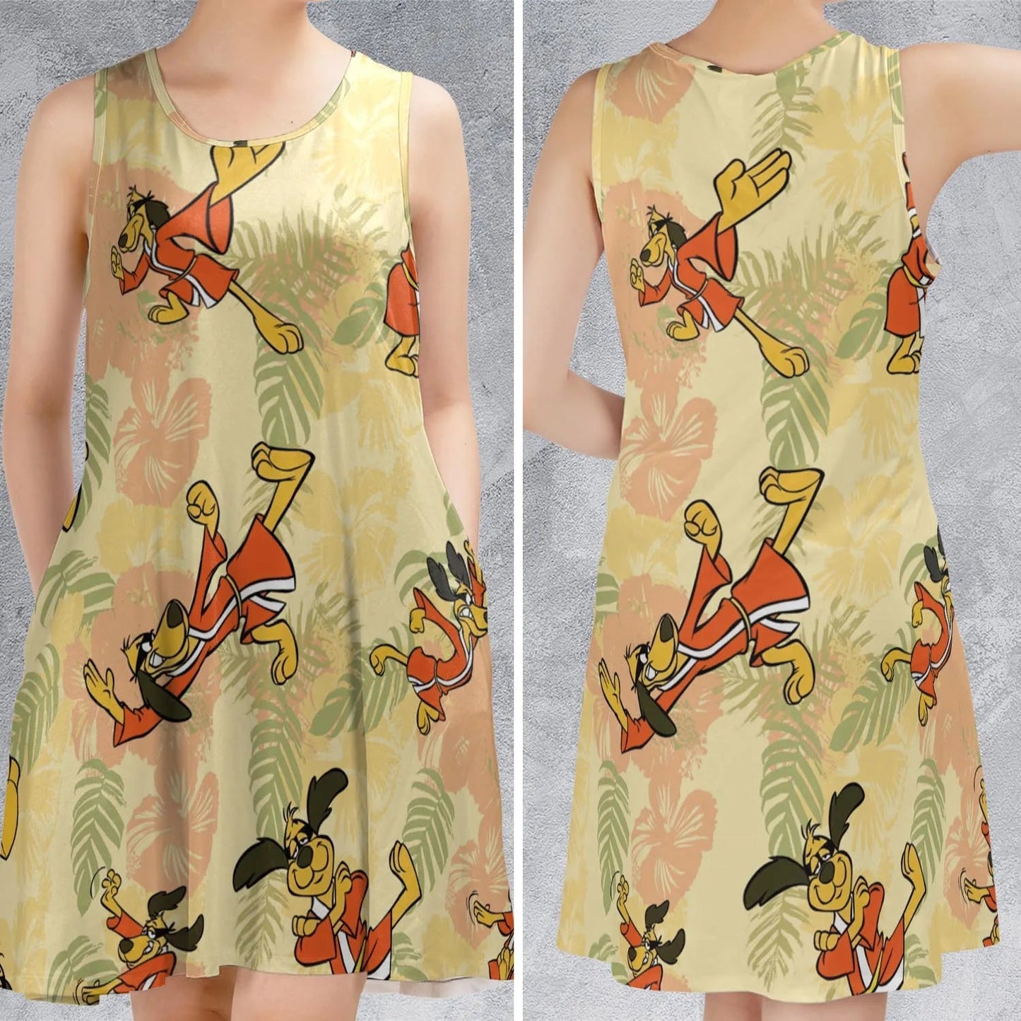 Casual Sleeveless Dress - 3U2SRR4X