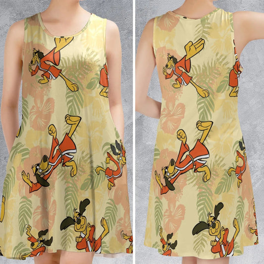 Casual Sleeveless Dress - 3U2SRR4X