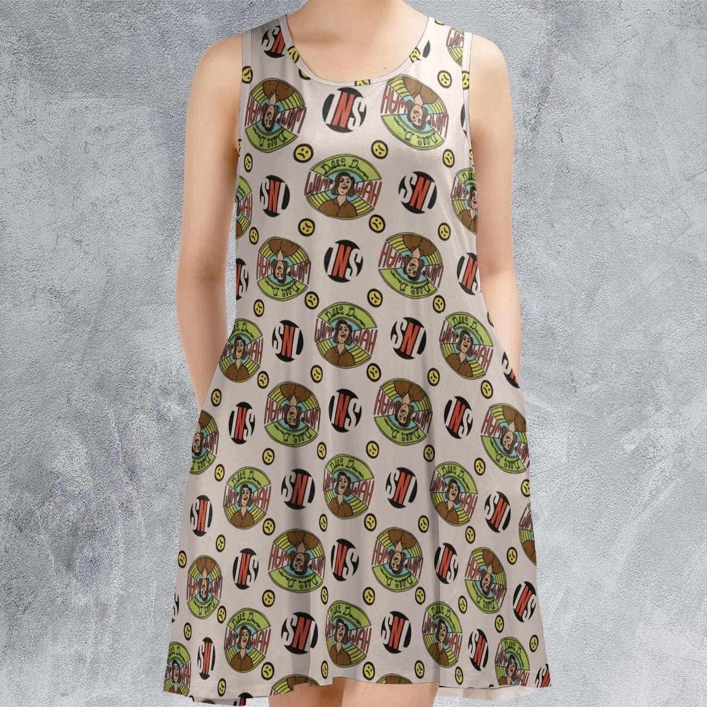 Casual Sleeveless Dress - JGW1UU98