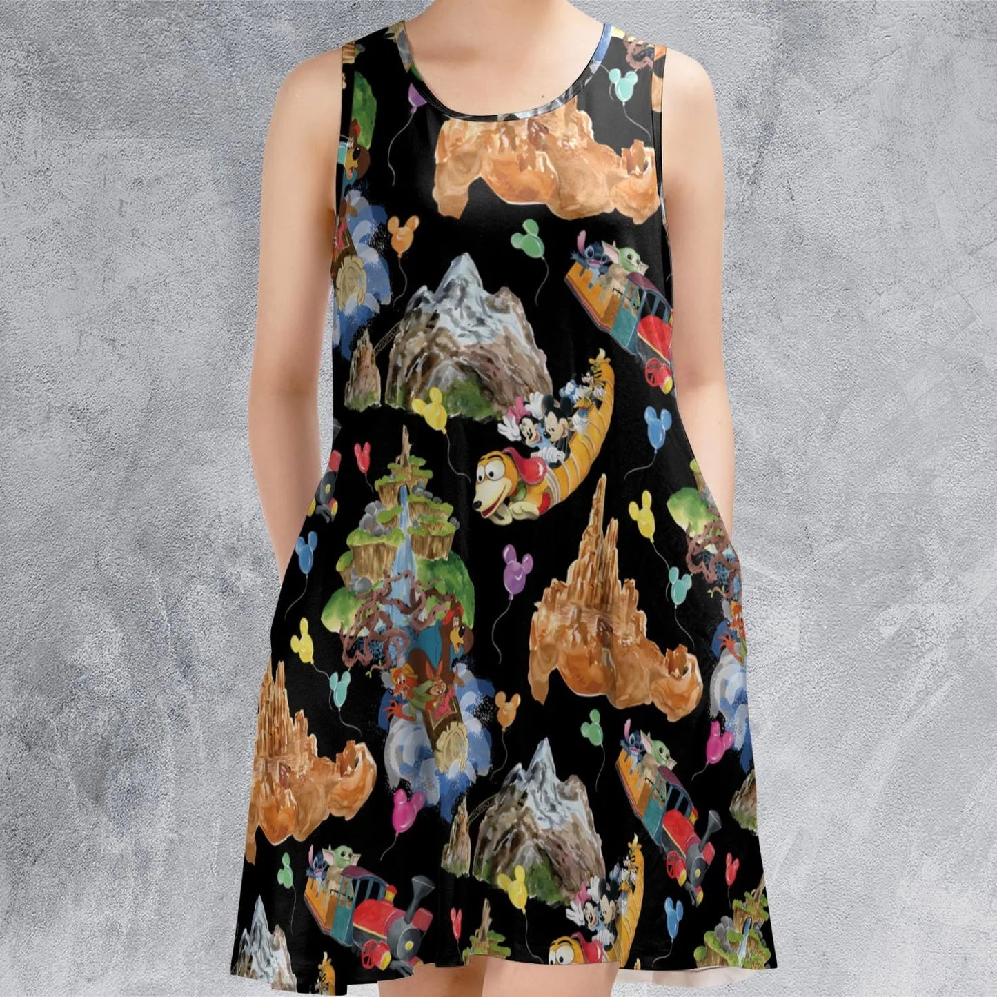 Casual Sleeveless Dress - SC2HERE4
