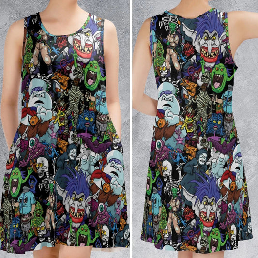 Casual Sleeveless Dress - 4682W91W