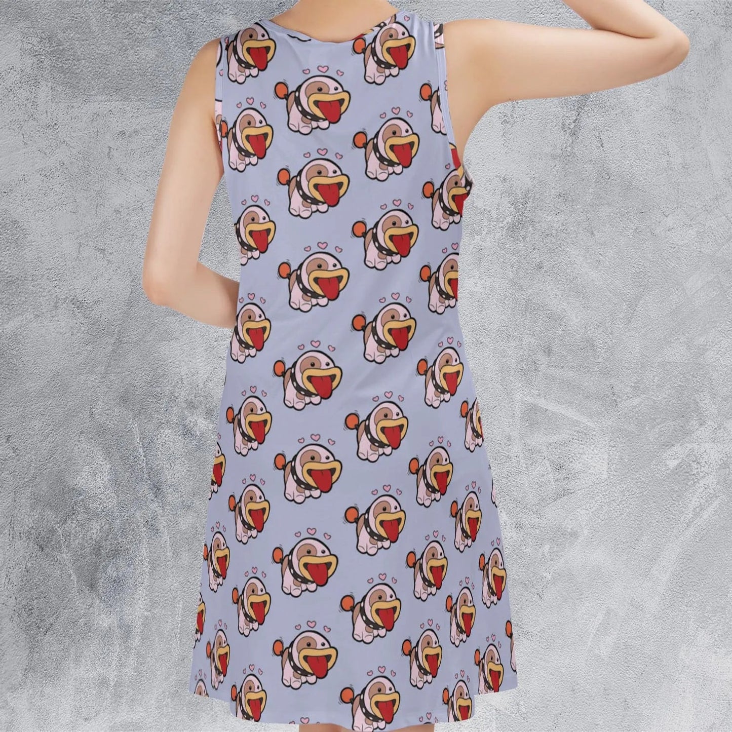 Casual Sleeveless Dress - BFVYV38Y