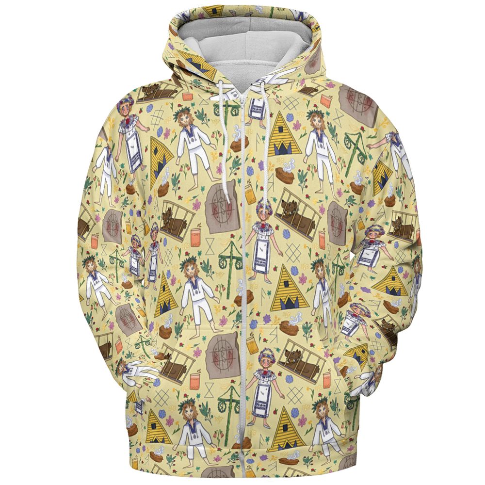 All-over Print Hoodie - 57D33ZKS -  - 3