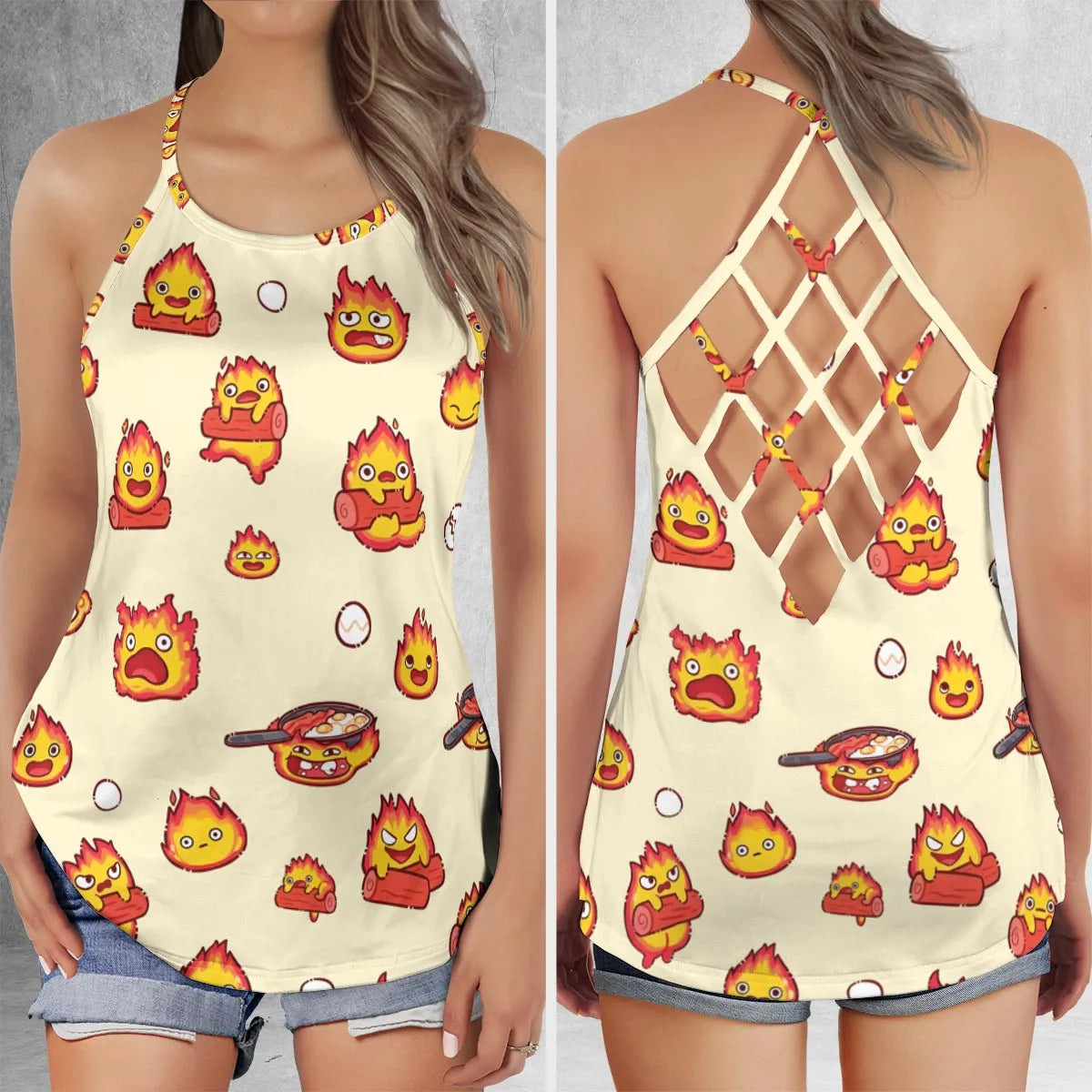 Lattice Back Tank Top - 9DSQRWUL