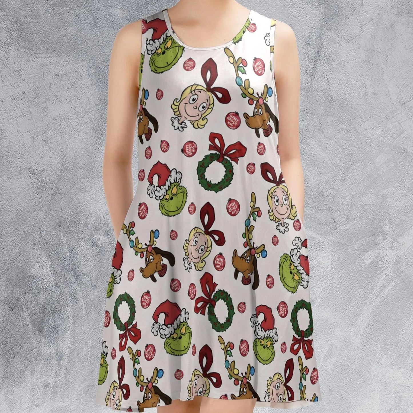 Casual Sleeveless Dress - H4YVYWYS