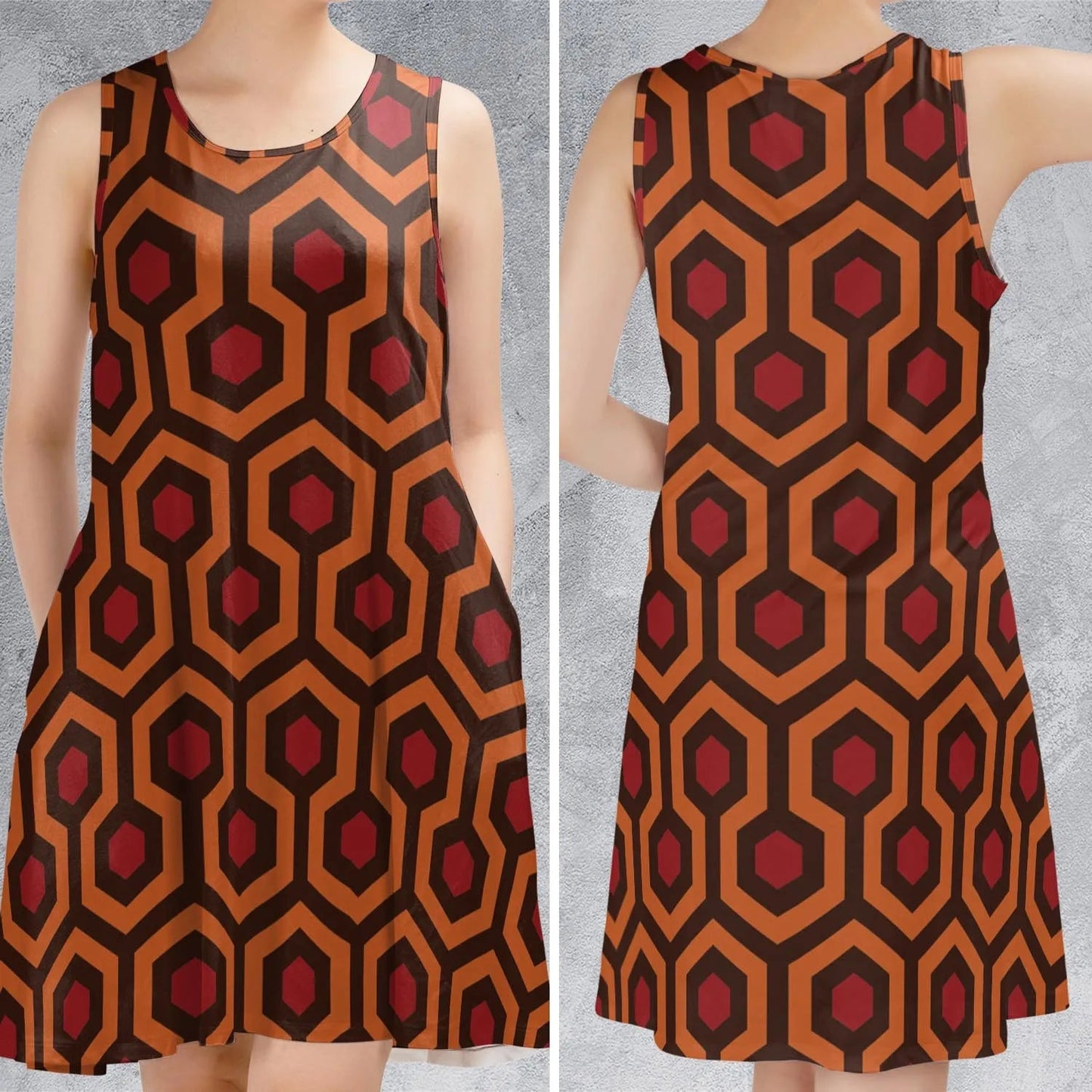 Casual Sleeveless Dress - MEFY84KR