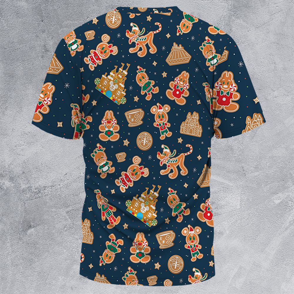 All-Over Print Unisex T-Shirt - 6BL25GSP -  - 4