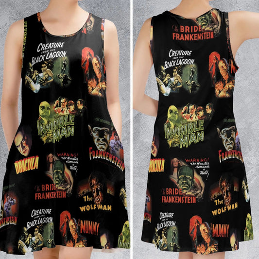 Casual Sleeveless Dress - D5NAZ3AW