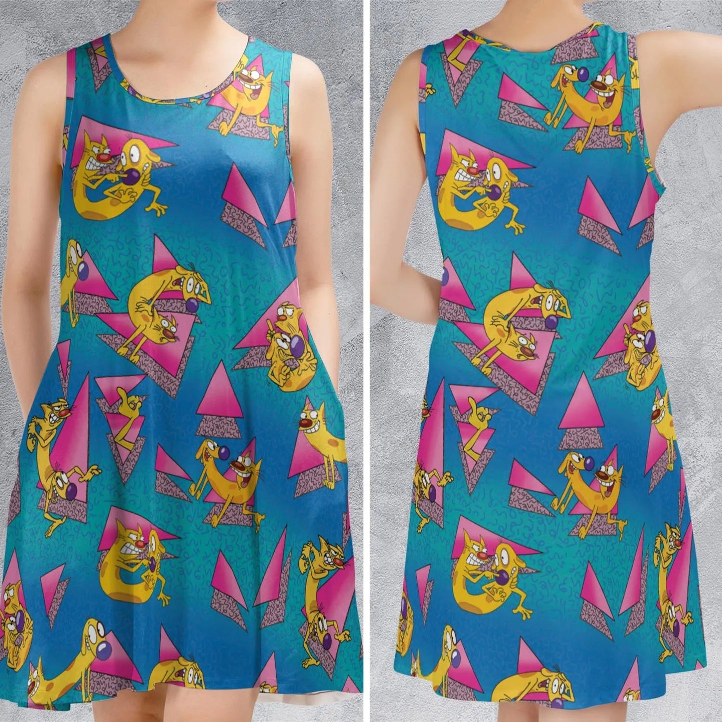 Casual Sleeveless Dress - UF6USJCB