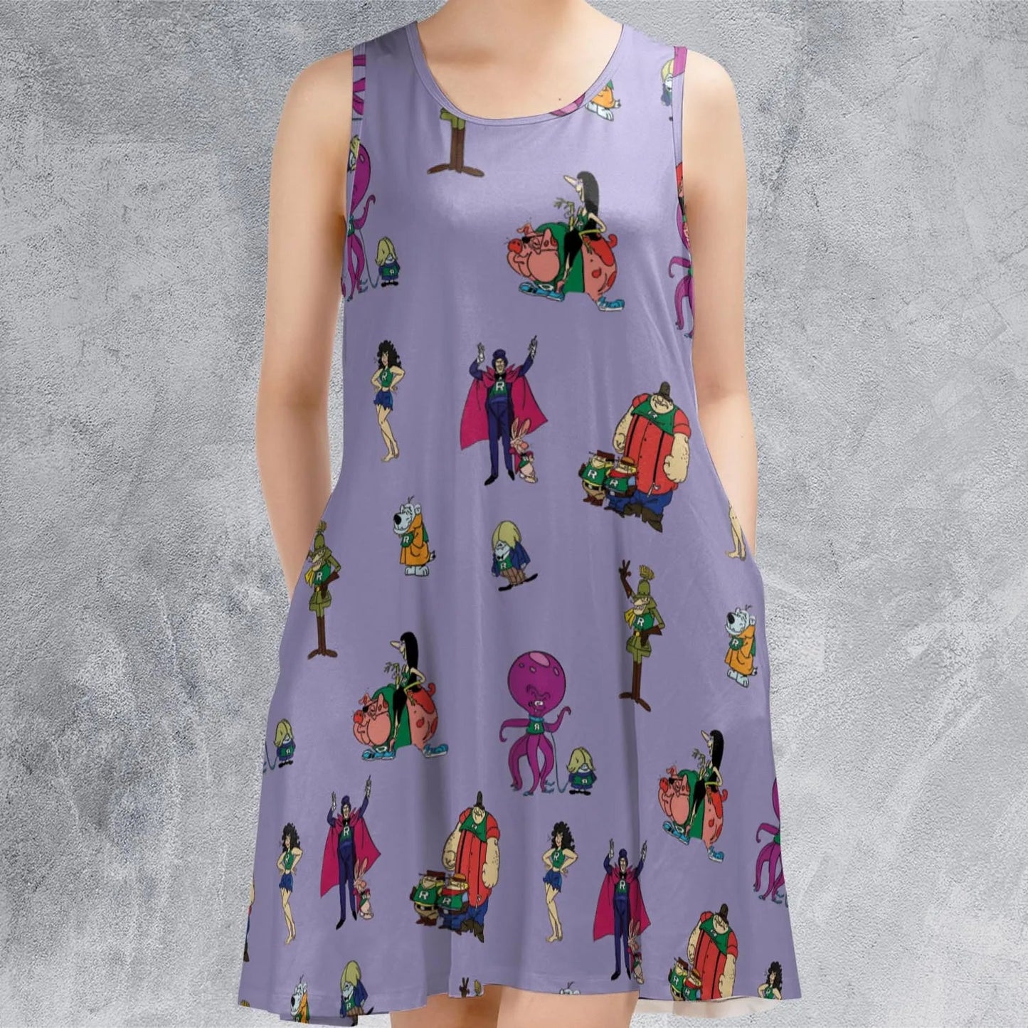 Casual Sleeveless Dress - BXX1Y39N