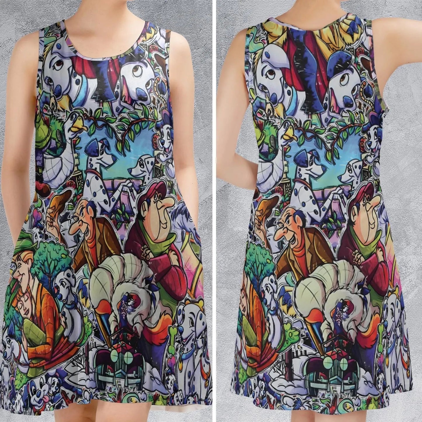 Casual Sleeveless Dress - Y3SMTG66