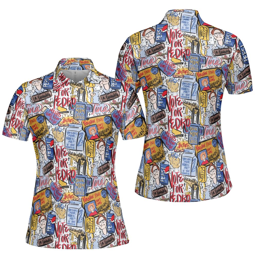 AOP Men/Women Polo Shirt - WCT78ECR -  - 5