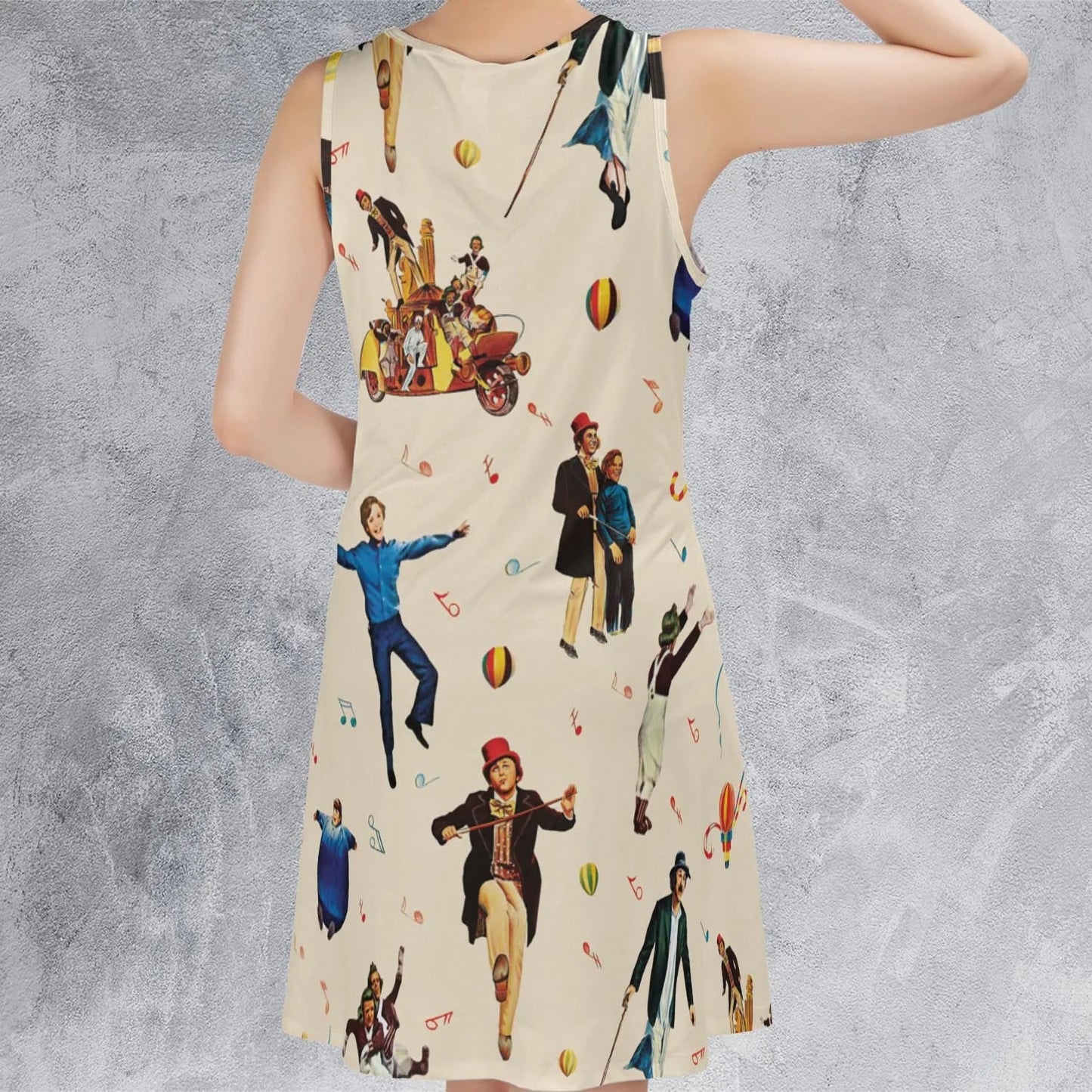 Casual Sleeveless Dress - 82RU1EUJ