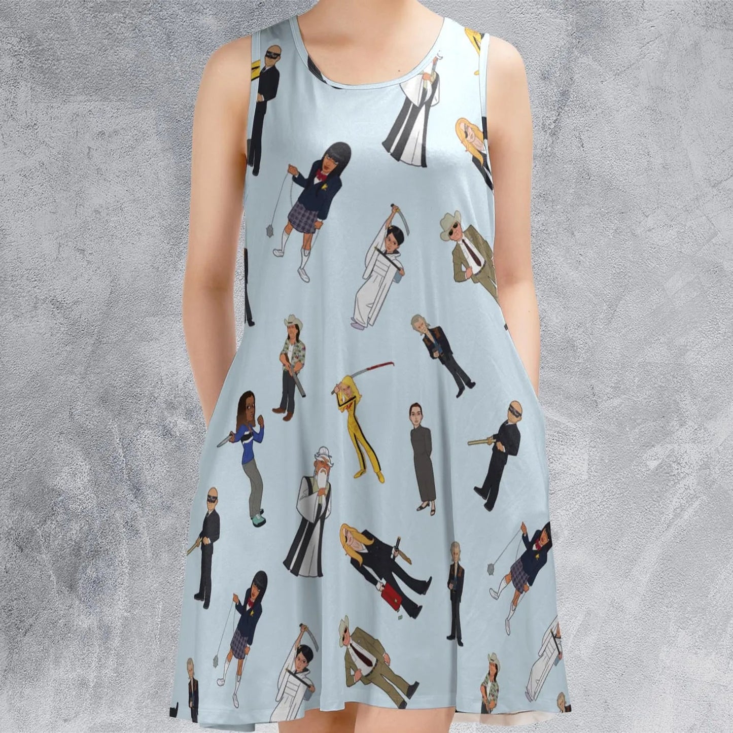 Casual Sleeveless Dress - VYERDA1Q