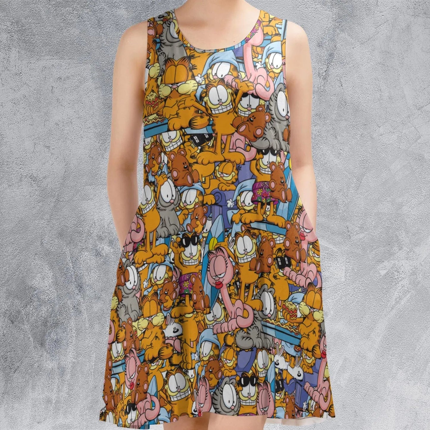 Casual Sleeveless Dress - X7FH68AG