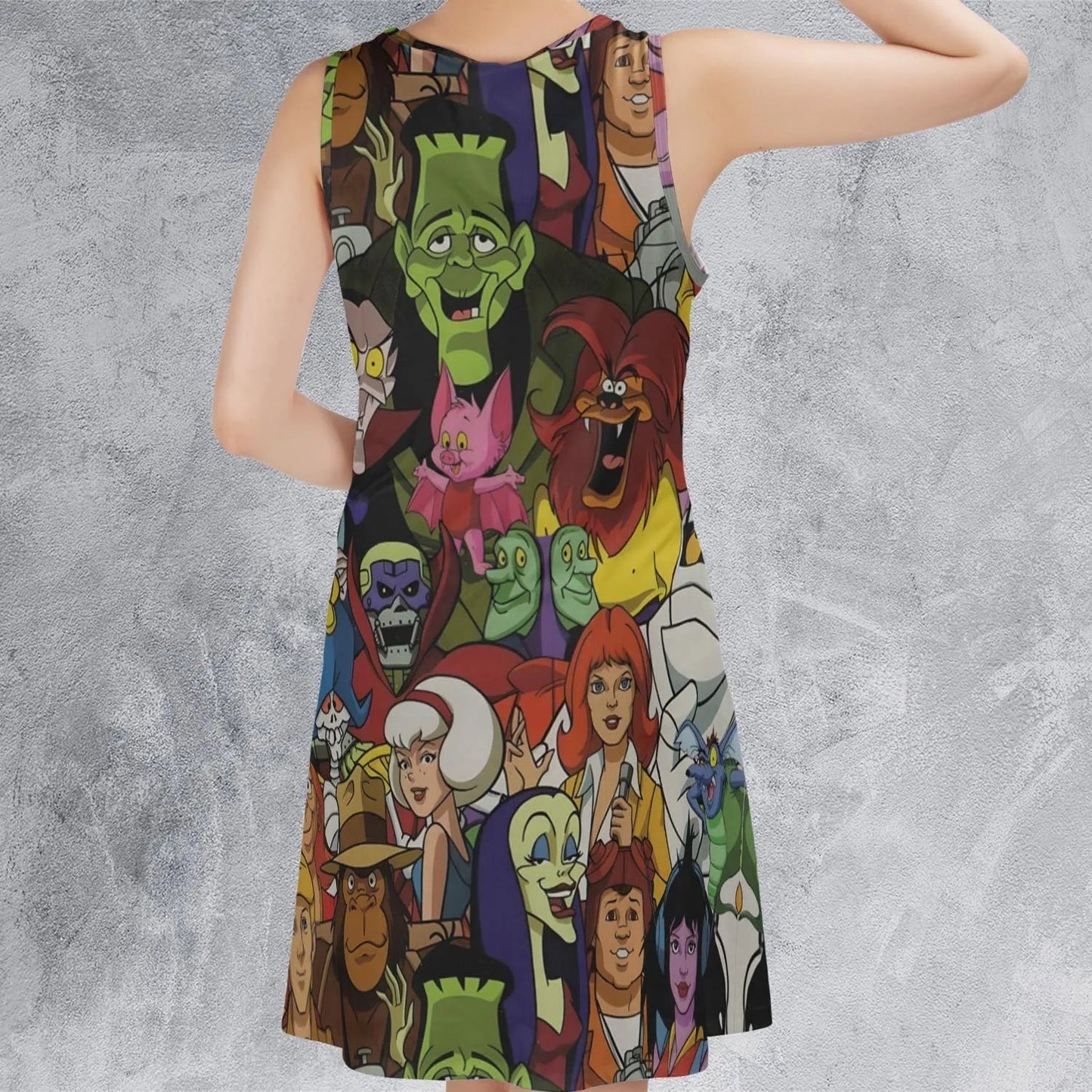 Casual Sleeveless Dress - Q7HT5GHM