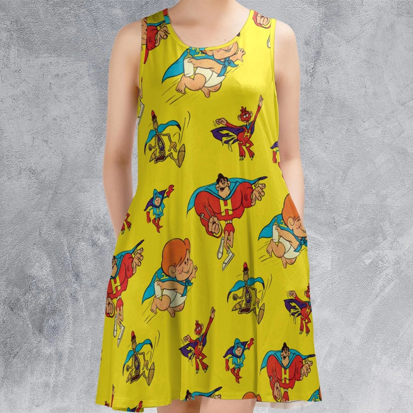 Casual Sleeveless Dress - 79Z6QKAE