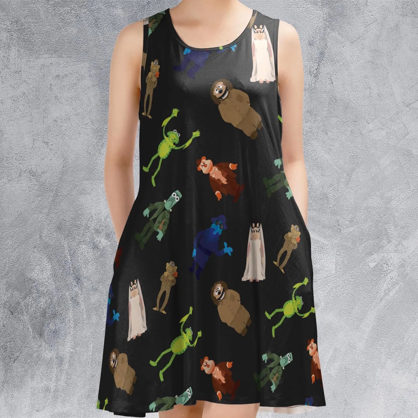 Casual Sleeveless Dress - 4MEDYZFN