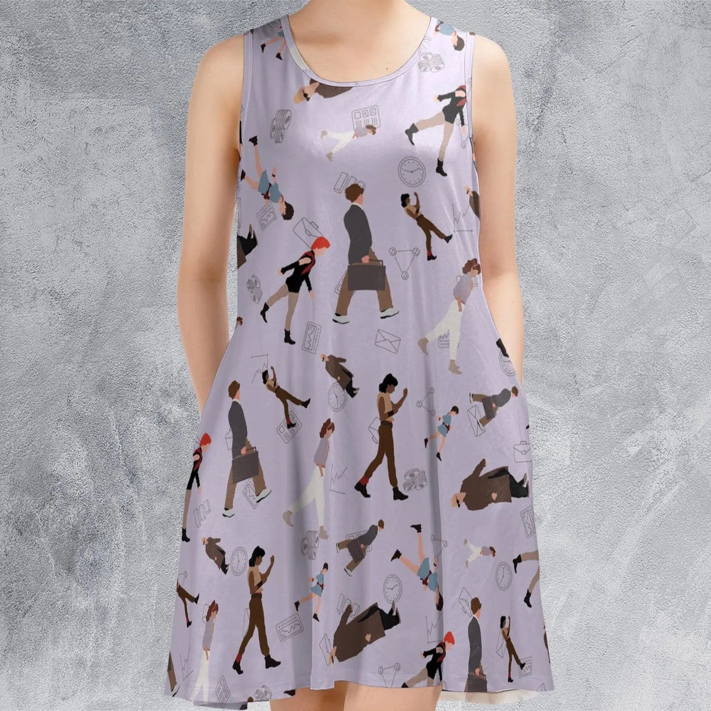 Casual Sleeveless Dress - LBG9DM3U