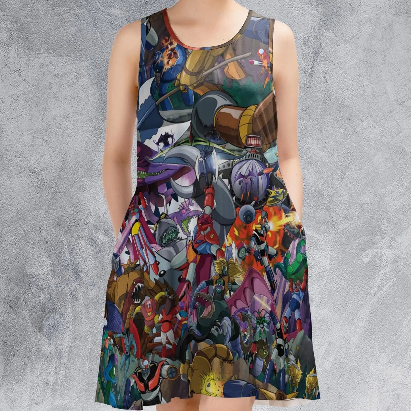 Casual Sleeveless Dress - 9MM49QX9