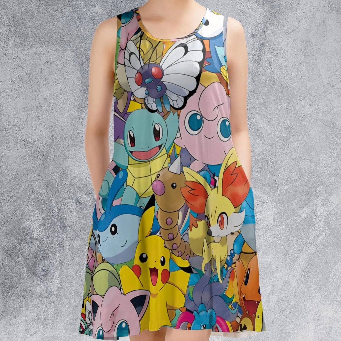 Casual Sleeveless Dress - L61FY5GR