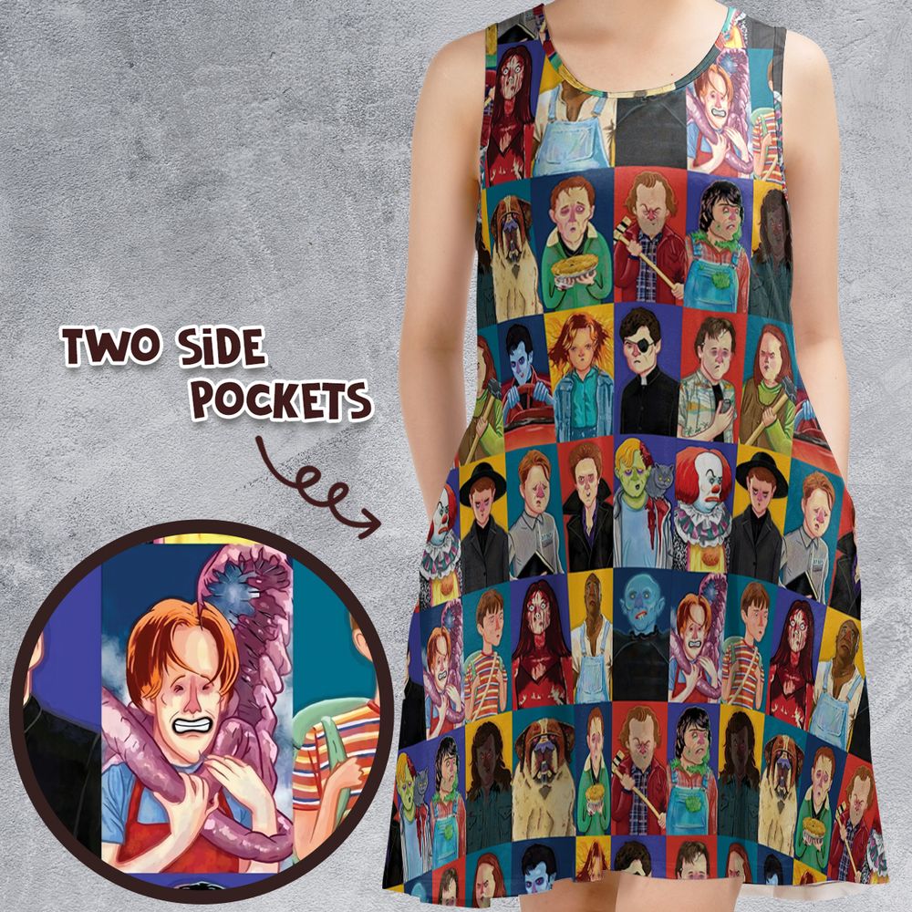 Sleeveless Dress - LMR4B64W -  - 1