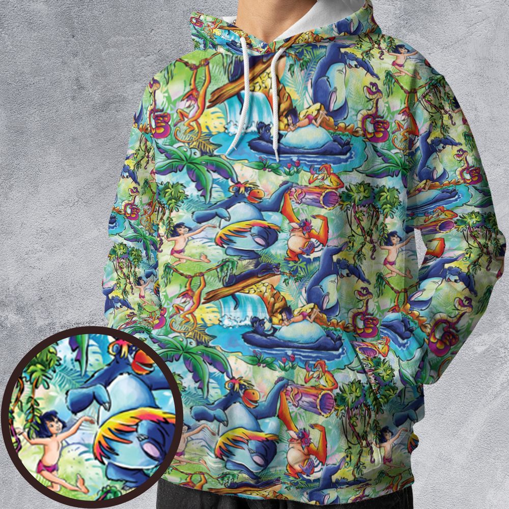 All-over Print Hoodie - G8HJH7DN -  - 1