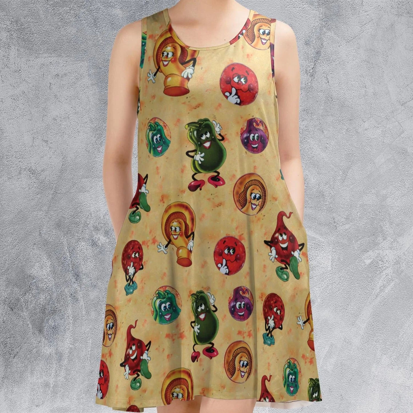 Casual Sleeveless Dress - C91F2ZQW