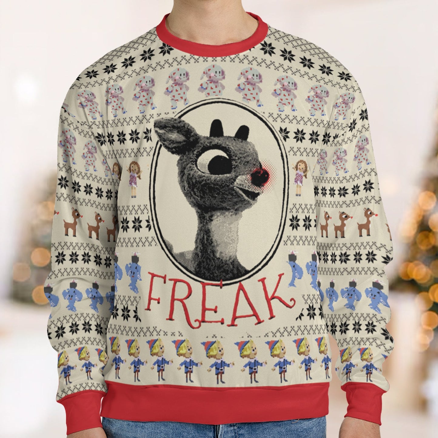 Ugly Christmas Sweatshirt - V5RQLL4Q