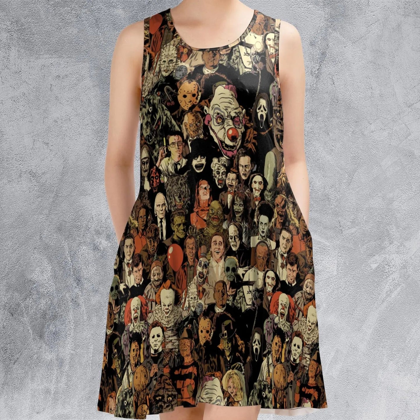 Casual Sleeveless Dress - FK2SP65V