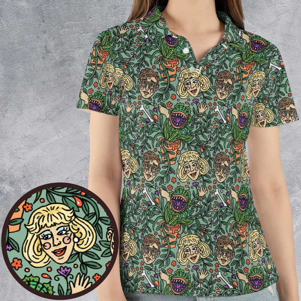 AOP Men/Women Polo Shirt - SKQ2K3AB -  - 4