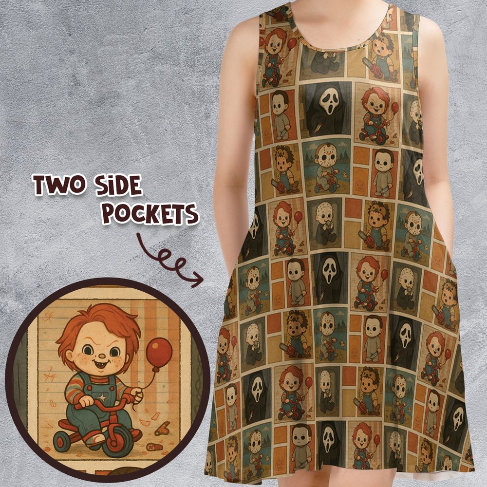 Sleeveless Dress - EN1PKMRR -  - 1