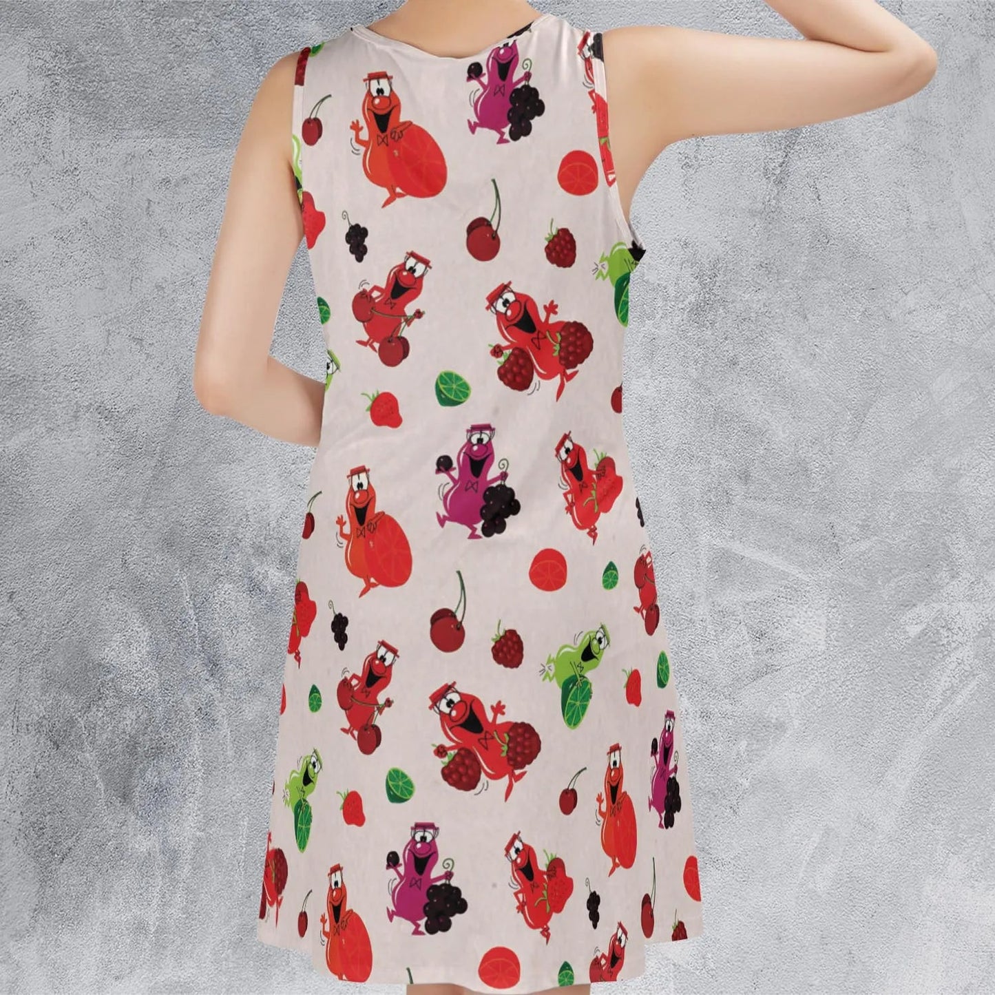 Casual Sleeveless Dress - T49WJZL1